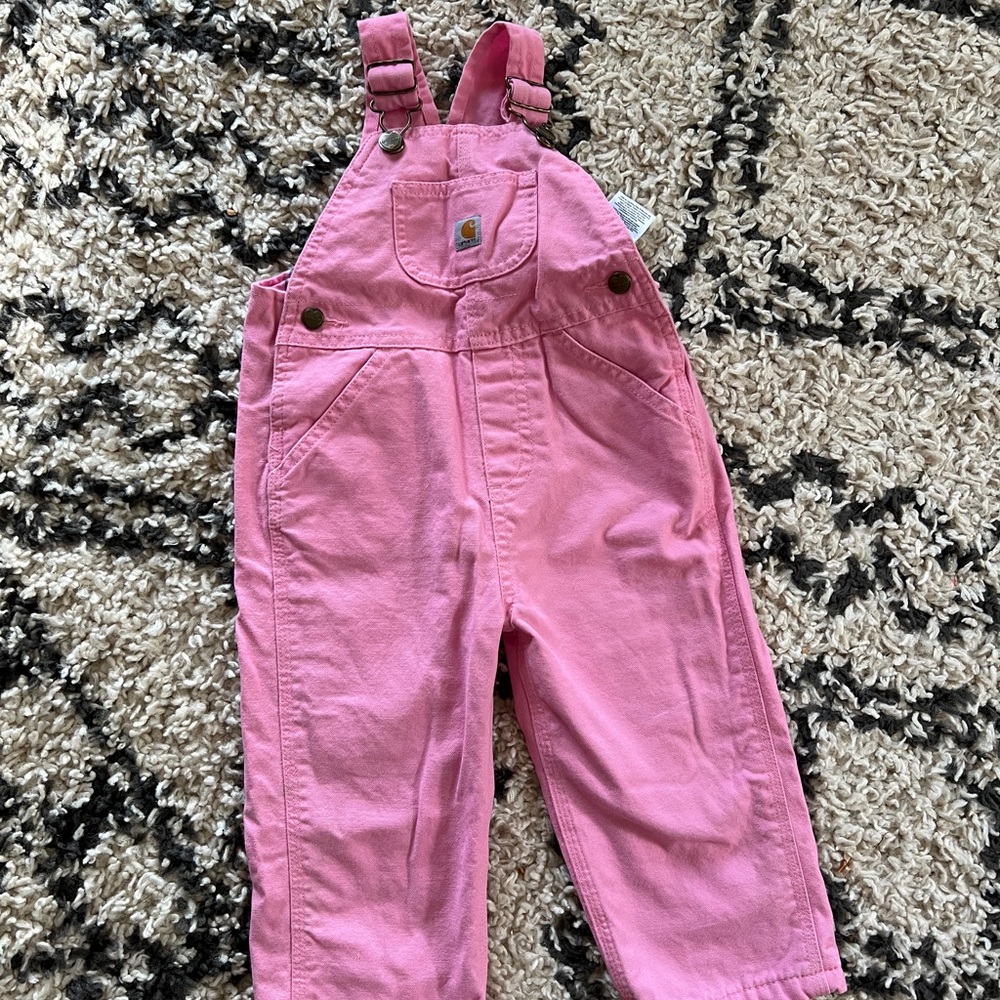 Carhartt Pink Kids Overalls